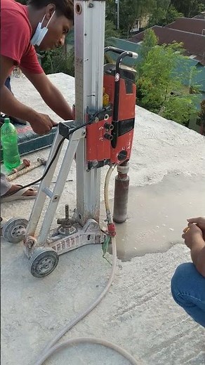 Cutting and Extracting a Concrete Core