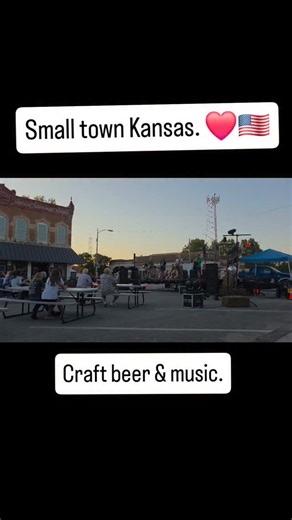 Jason Rupp - Travel & Pamper on Instagram: "What's up yall from small town Kansas. I flew here from beautiful Ireland 🇮🇪. Still jetnlagged. Ireland videos coming up. For now, I will enjoy the sunset & a Kansas craft beer. ❤️✌️ . . #Kansas #thehubbrickovenandbrewery #tothestarskansas #travelks"