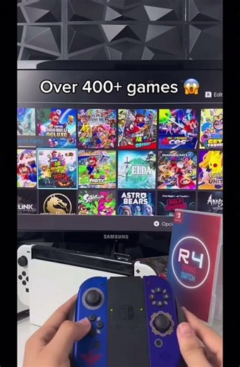 It finally came!!! The r4 card for Nintendo switch 🤯🎮#nintendoswitch