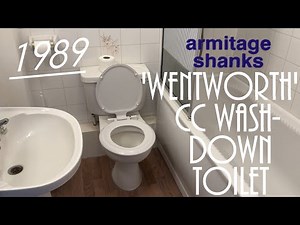 1989 Armitage Shanks 'Wentworth' Close Coupled Washdown Toilet
