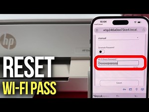 How to Set a New Wi-Fi Direct Password on Your HP Printer - Simple Tutorial