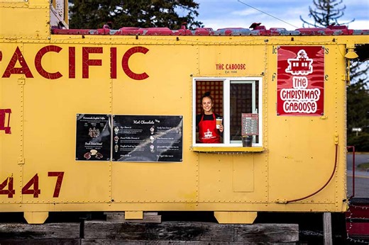 Old caboose in downtown Idaho Falls is now a seasonal business - East Idaho News