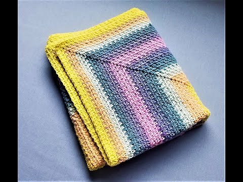 HOW TO CROCHET: Moss Stitch Rectangle by Cheryl Dee Floyd