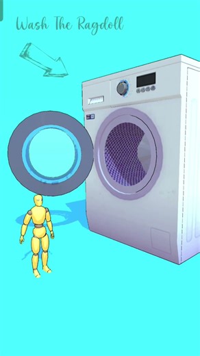 Untitled amazing game killer washing machine Best game #viral #games #funny