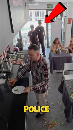 🚨 How Did This Angry Customer React When Police Walked In?#shorts