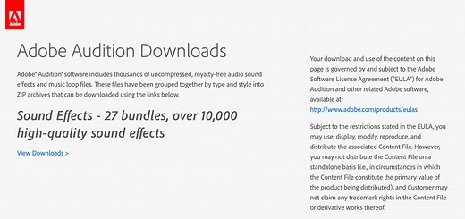 FAQ: Where can I get royalty free music and sound effects from Adobe?