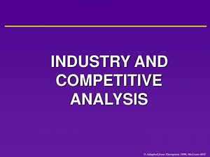 Comprehensive Analysis of Industry and Competitive Forces - SlideServe
