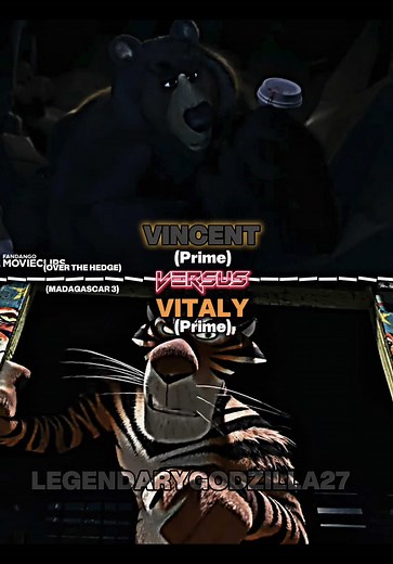 Vincent vs Vitaly 1v1: Over the Hedge x Madagascar 3 Edit