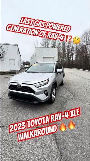 🔥 2023 Toyota RAV4 XLE 2.5L — STRAIGHT GAS MODEL! 🩶 #toyota #rav4 #walkaround #demostration