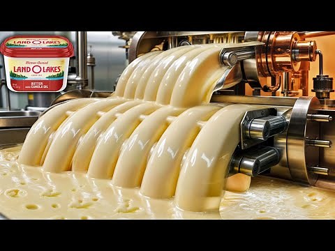 How Butter Is Made in a Factory | Step-by-Step Process 🧈