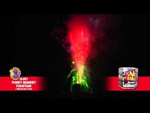 H-051 Funky Monkey Fountain - Phantom Fireworks