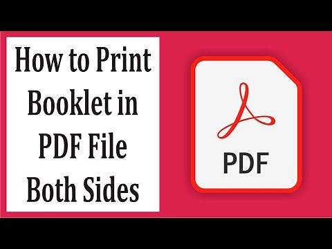 How to Print Booklet in PDF Both Sides #12