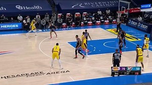 4-point play by LeBron James