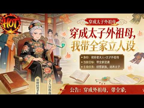 ✨【强推】《穿成太子外祖母，我带全家立人设》第1~50集现代女精英穿越成大鄘朝镇国公府老夫人卢静姝，面对家族即将抄家灭族的死局，卢静姝以雷霆手段重启人生#穿越 #末世 #异能 ##动态漫画# 漫野推文
