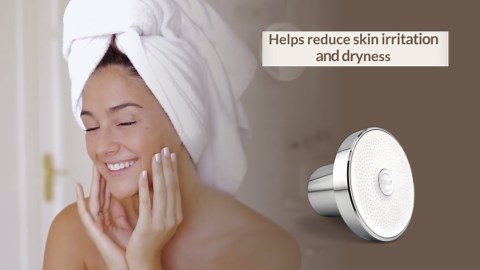 Filtered Shower Head - High Pressure Showerhead Filter for Hard Water, Enhances Hair & Skin Health, Minimizes Hair Loss, Preserves Color-Treated Hair, Water Softener