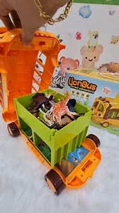 2.8K views · 16 reactions | Lion Bus Forest Adventure 女 女Zoo Animals and Dinosaur Toys in one Lion Bus Portable Storage. Open the bus and make an animal tower and area for them to roam. 憐Lion bus is easy to carry around by the kid, with wheels they can push and slide to play. 練Lion bus set includes 8 zoo animals and 4 dinosaurs. A map, shelf and fences. non battery operated and for 3 yrs and up Get this for only php880! | Dracen & Dana Toy Station | Facebook