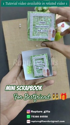 Mini Scrapbook Album For Best Friend👯‍♀️🎁 | Mini Scrapbook Layout ||Scrapbook Ideas ||Scrapbook