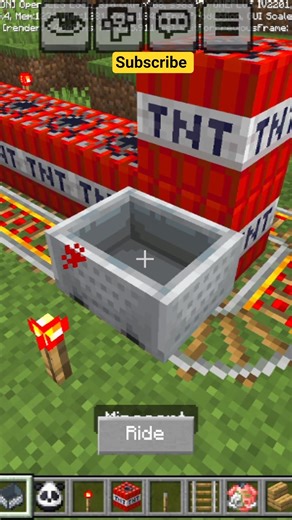Train TNT Blast 😱💥 Bear & Zombie DESTROYED! #shorts