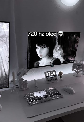 say hi to my new oled monitor ⋆˚꩜｡ ⠀⠀⠀⠀⠀⠀⠀⠀⠀⠀⠀ ⠀⠀⠀⠀⠀⠀⠀⠀⠀⠀⠀ ⠀⠀⠀⠀⠀⠀⠀⠀⠀⠀⠀#pcsetup #desksetup #techtok #oled #coquette