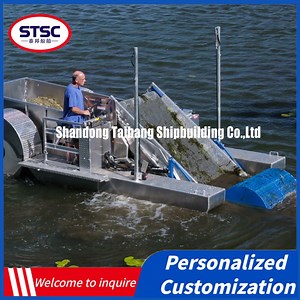 [Hot Item] China Full Aquatic Trash Skimmer Custom Logo Waterway Cleaning Robot with Advanced Weed Harvesting Technology for Large Water Bodies