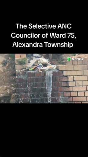 ANC Councillor Accused of Neglecting Ward 75 Water Leak