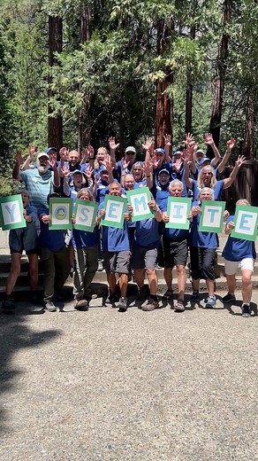 Yosemite Conservancy’s Volunteer Information Assistant program is celebrating 40 years of service to Yosemite National Park. The knowledgeable, passionate, and dedicated 'blue shirt' volunteers celebrated this summer with parody songs, cake, and cheering for the success of the program. From May to September, monthly groups of volunteers arrive to help park visitors from around the world enjoy Yosemite, while also giving back to the park and deepening their own connection to this special place. W