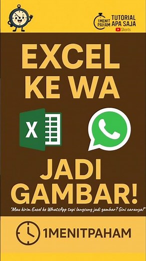Sending Excel as an Image on WhatsApp? Just 1 Minute! #ExcelTips #tutorial #LearnIn1Minute #shorts
