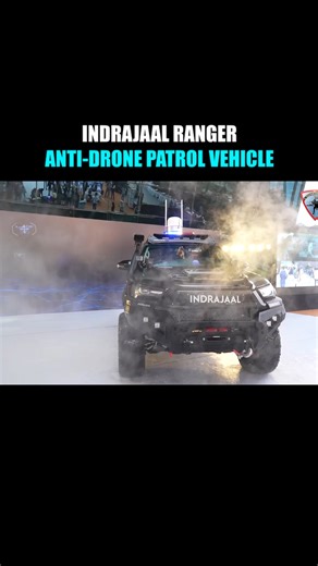 Indrajaal Ranger Anti-drone Patrol Vehicle for Indian Armed Forces by Kishan Chand | vedicvatica.com