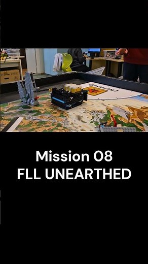 Mission 8 first try FLL UNEARTHED