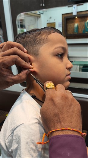 Cute Little Boy Ear Piercing 👶✨