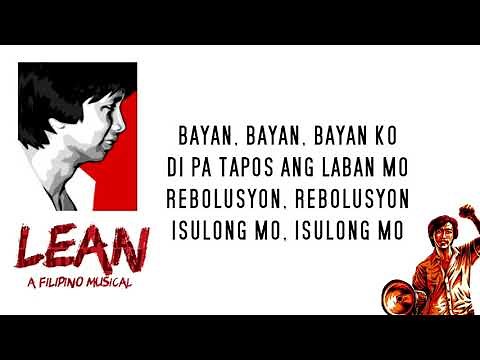 Lean the Musical - Makibaka, Huwag Matakot (lyrics)
