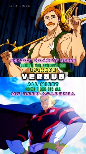 Escanor vs All Might