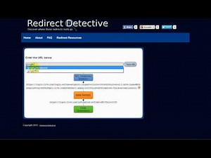 Redirect Detective - URL Redirection Checker
