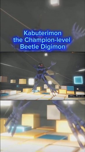 Kabuterimon unleashes Mega Blaster against the Titan Clan