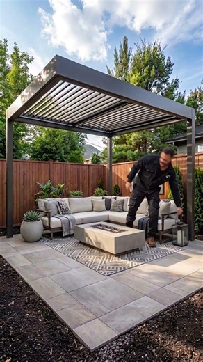 Building a Dream Backyard from Dirt to Cozy #shorts #diy #backyard