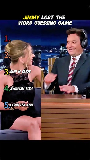 Jimmy lost the word guessing game. #youtube