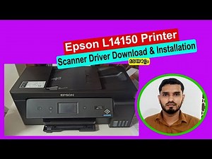 Epson L14150 Printer Scanner Driver Download & Installation In Windows 10 ll മലയാളം