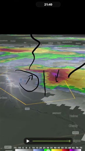 Supercell anatomy on radar