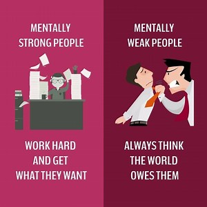 It's hard to become a mentally strong person, but if you are willing to work hard on it I am sure you can achieve it 󾌸 =============================== #‎LifehackGoal is a free tool that helps you achieve goals in different aspects of life http://bit.ly/goal-selection | LifeHack