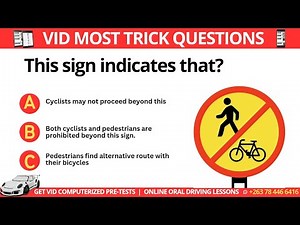 What signs this sign mean? | VID Most Trick Questions | Mr Pauline driving instructor