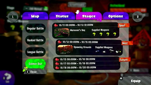 【Splatoon 2】版本5.5.1最后的金问号工