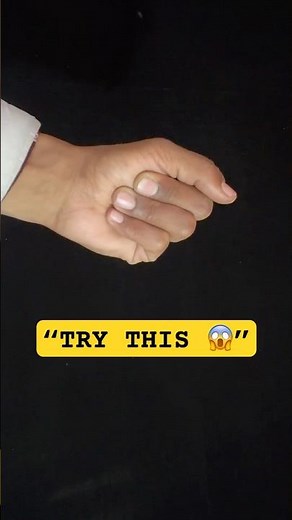 Finger Magic Trick 😱 Tutorial