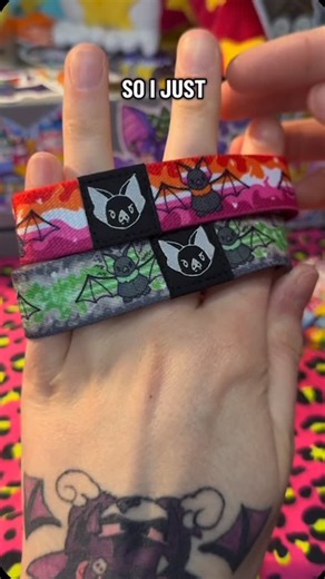 SkyeBluez on Instagram: "Let’s pack some Pride bat bracelets and much more :3 #pride #wlw #bi #lesbian #queer Audio by hunterabanks"