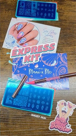 Unbagging & Stamping Maniology's August 2026 Mani x Me Express Kit | Sea of Stars