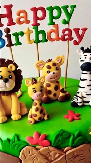 "Zoo Party Cake Idea | Animal Cake for Your Little Explorer!"