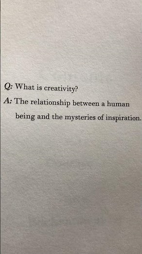 What is Creativity? - Elizabeth Gilbert, Big Magic