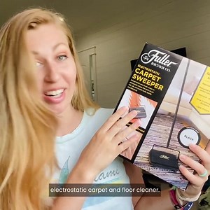 181K views · 6.5K reactions | ⭐️⭐️⭐️⭐️⭐️ "Love my sweeper! So lightweight and easy to use. I have a very bad back and this works perfectly for me for quick cleanups!" - Joan | The Fuller Brush Company | Facebook