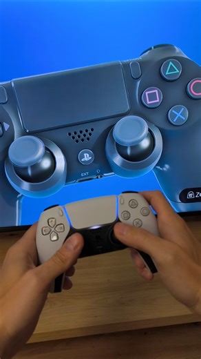 PS4 vs PS5 controller satisfying #satisfying