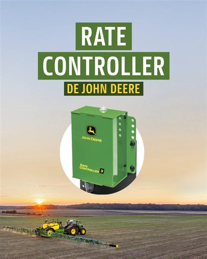 💡 Control total de insumos y máximo rendimiento en tu campo 🌾 con el Rate Controller de John Deere. | John Deere
