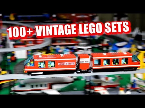 Huge LEGO Classic Town Monorail Layout | Sets from 1978-1991